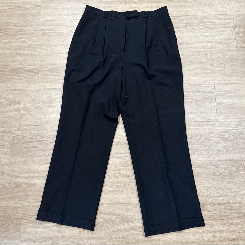Brooks Brothers stretch Black Wool Trousers 14